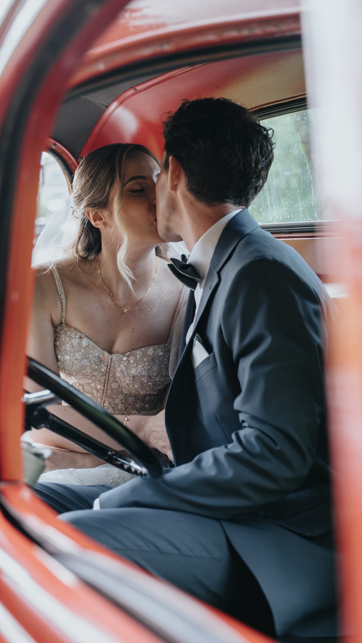 Dustin and Karina at The Timber Barn, wedding film preview by Willows & Wolves