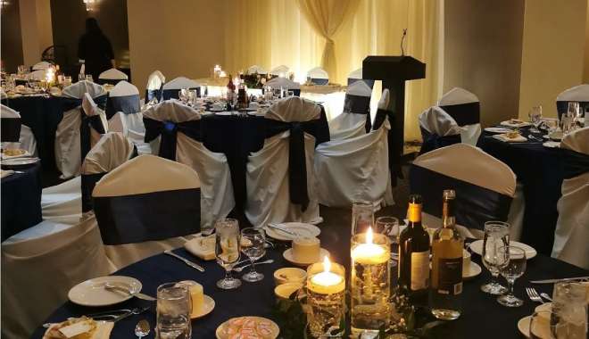 Promenade Suite wedding reception at Americana Resort
