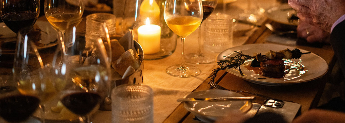 Wine pairing dinner at Stratus Vineyards