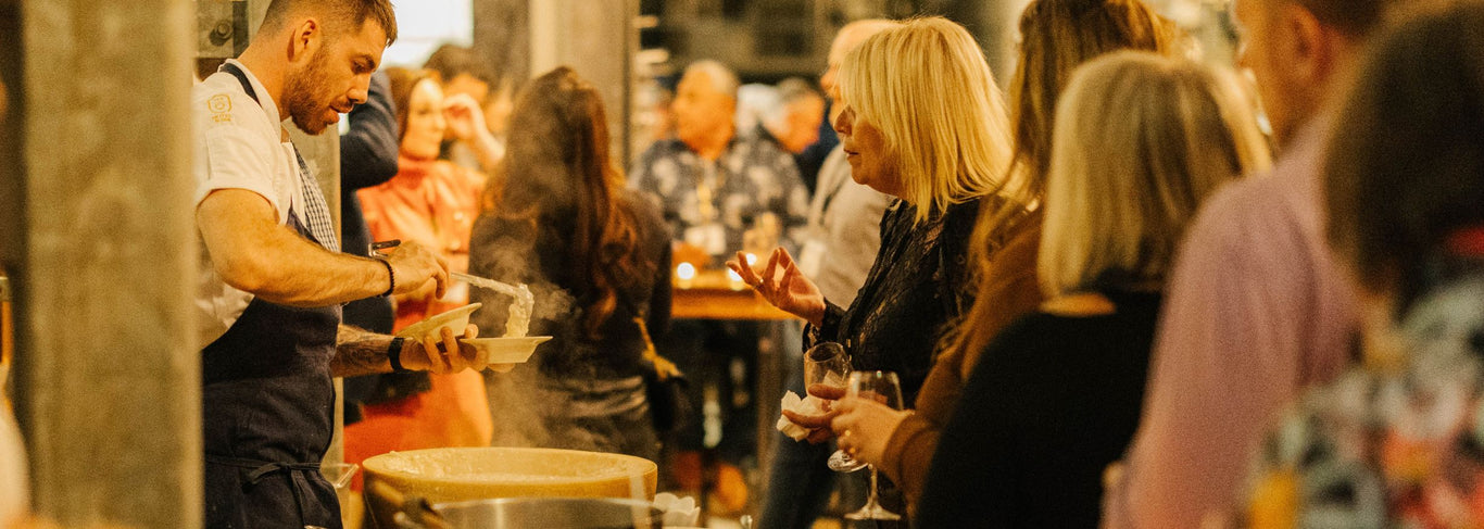 Private event food service at Stratus Vineyards