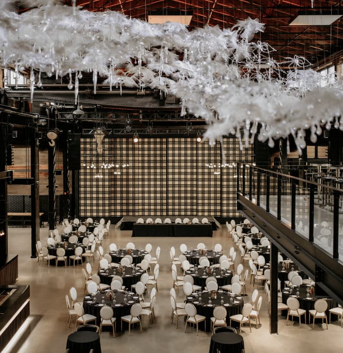 Grand Hall and Meander installation at Tapestry Hall